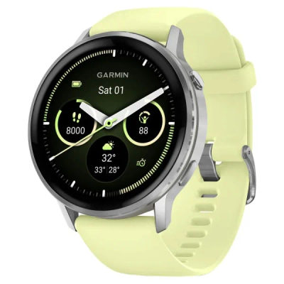 Garmin Venu 4 — 45 мм Silver / Citron