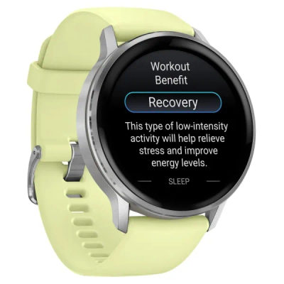 Garmin Venu 4 — 45 мм Silver / Citron — 11