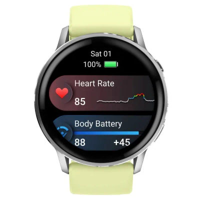 Garmin Venu 4 — 45 мм Silver / Citron — 4