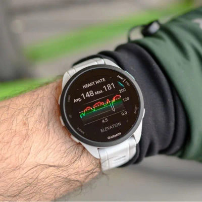 Garmin Forerunner 165 Music Mist Gray / Whitestone — 8