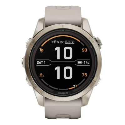 Garmin Fenix 7S Pro Sapphire Solar Soft Gold — 2
