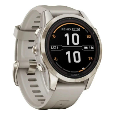 Garmin Fenix 7S Pro Sapphire Solar Soft Gold — 3