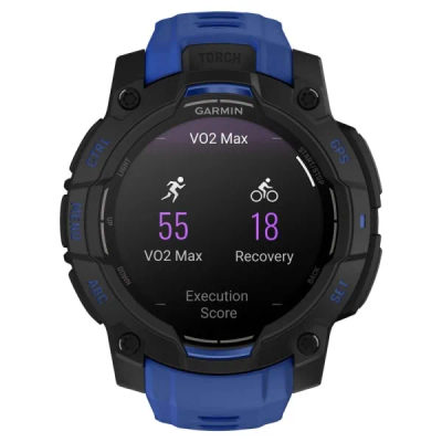 Garmin Instinct 3 — 45 мм Supernova Edition AMOLED Bolt Blue / Black — 3