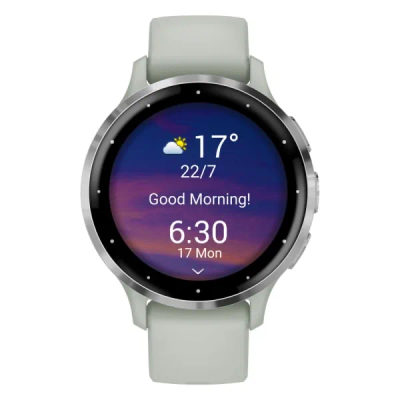 Garmin Venu 3S Silver / Sage Gray — 3