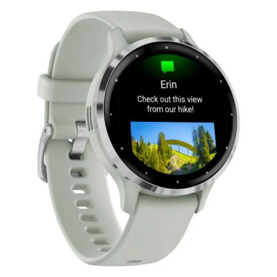 Garmin Venu 3S Silver / Sage Gray — 5