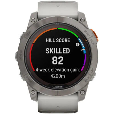 Garmin Fenix 7X Pro Sapphire Solar Titanium Fog Gray — 3