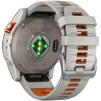 Garmin Fenix 7X Pro Sapphire Solar Titanium Fog Gray — 6