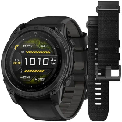 Garmin Tactix 8 — 51 мм AMOLED с черным нейлоновым ремешком