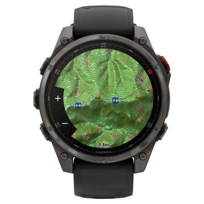Garmin Fenix 8 Pro — 47 мм AMOLED Sapphire Carbon Gray DLC Titanium Black / Pebble Gray — 3