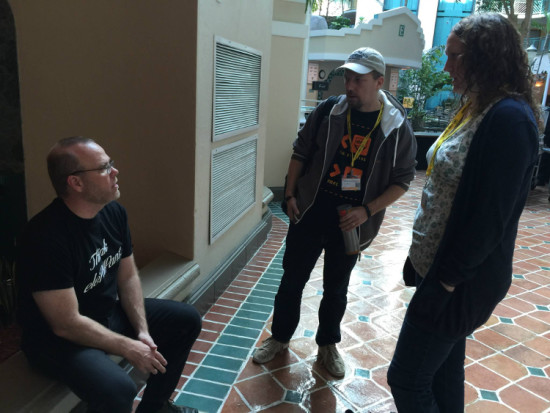 DragonBE with Rasmus & Lorna at SunshinePHP 2015