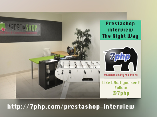 Prestashop - The 7PHP interview