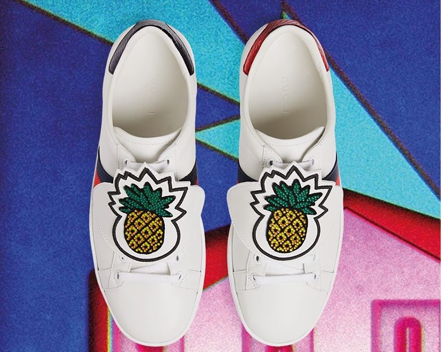 gucci ananas sneakers