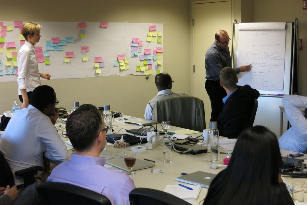 We learned about the challenges faced by staff in crafting theories of change and providing a consistent point of reference for those involved in implementing and managing programs. (Image courtesy USAID)