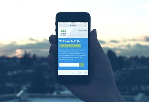 Highly readable and usable LTSA website designed for desktop and mobile