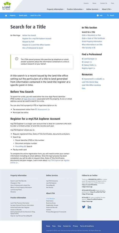 Website balances customer information with guidance to professionals