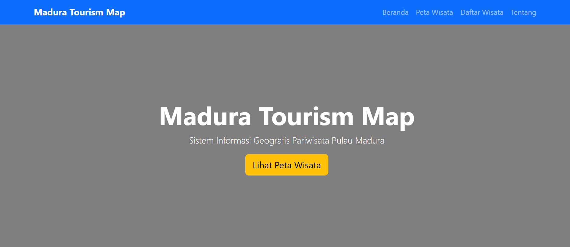 Sistem Informasi Geografis (SIG) Wisata Pulau Madura