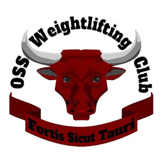 OSS Weightlifting Club, a 501(c), not-for-profit org logo