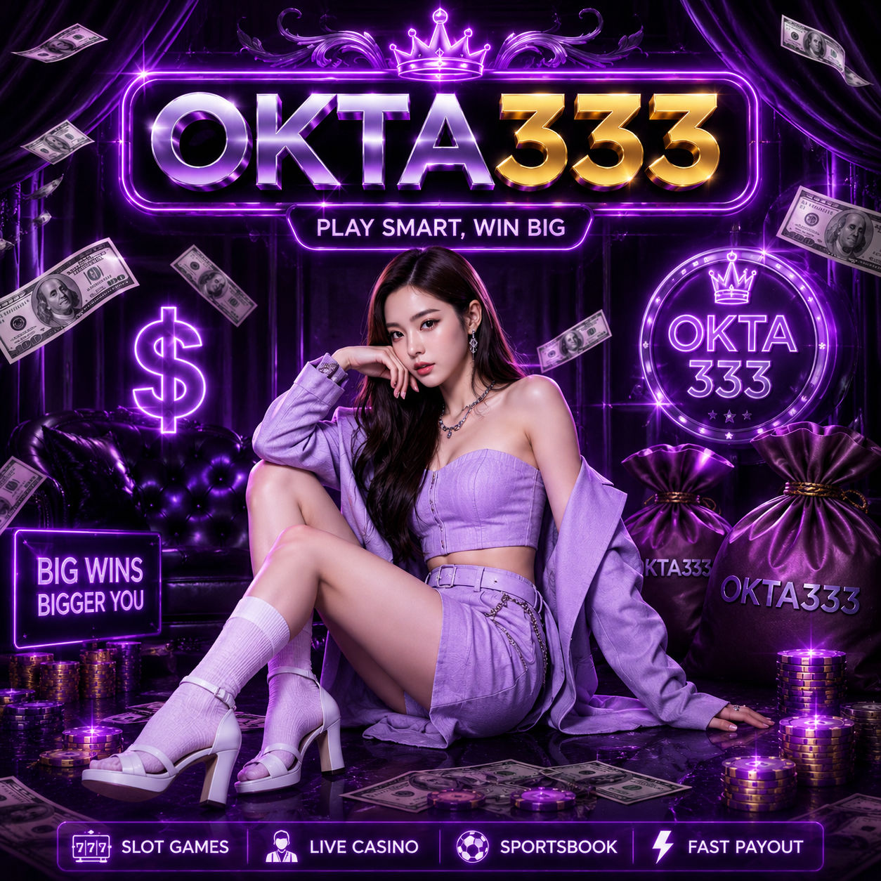 OKTA333 Front Black 