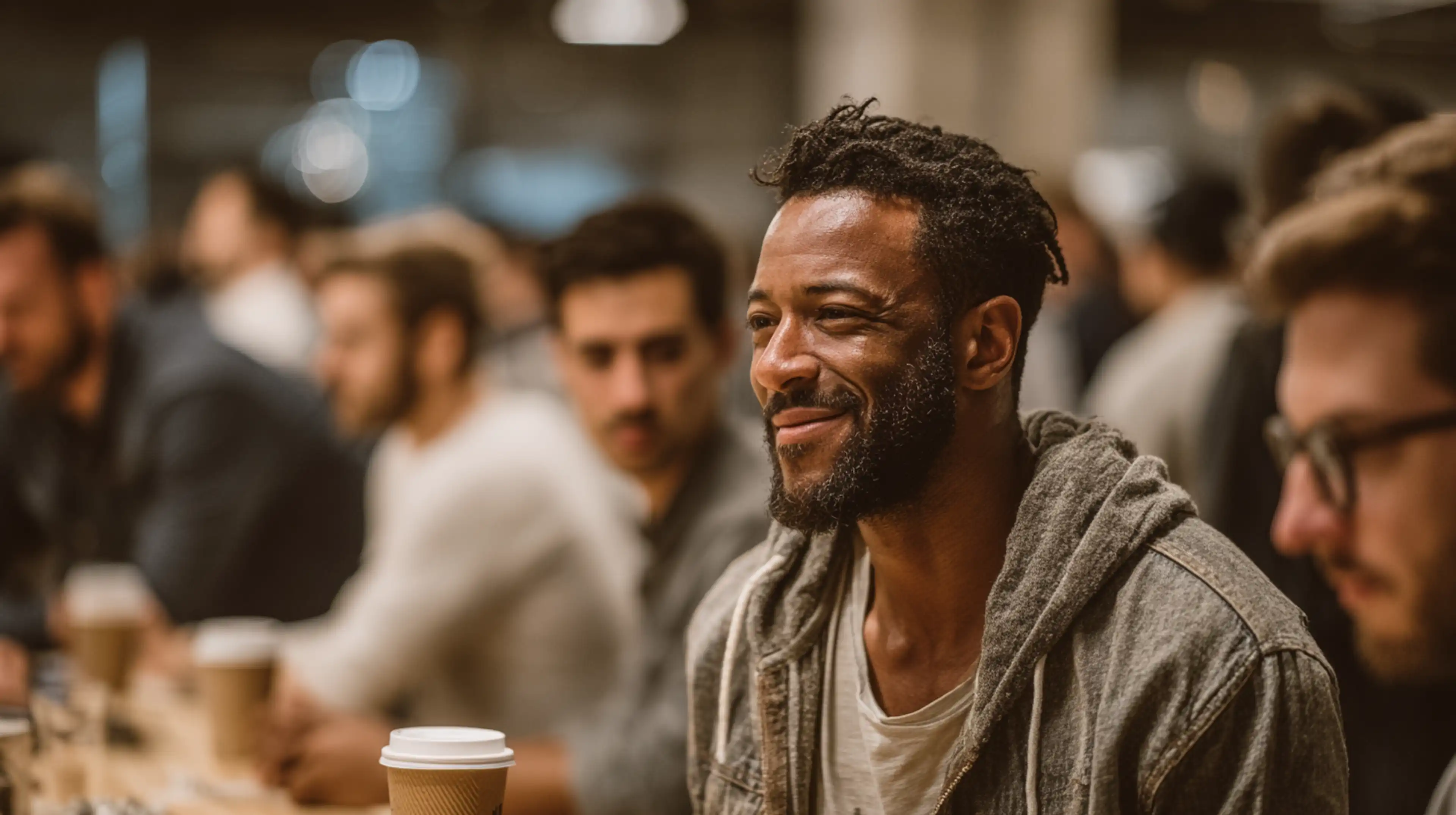 Startup team brainstorming on a whiteboard inside a coworking space for startups in NYC.