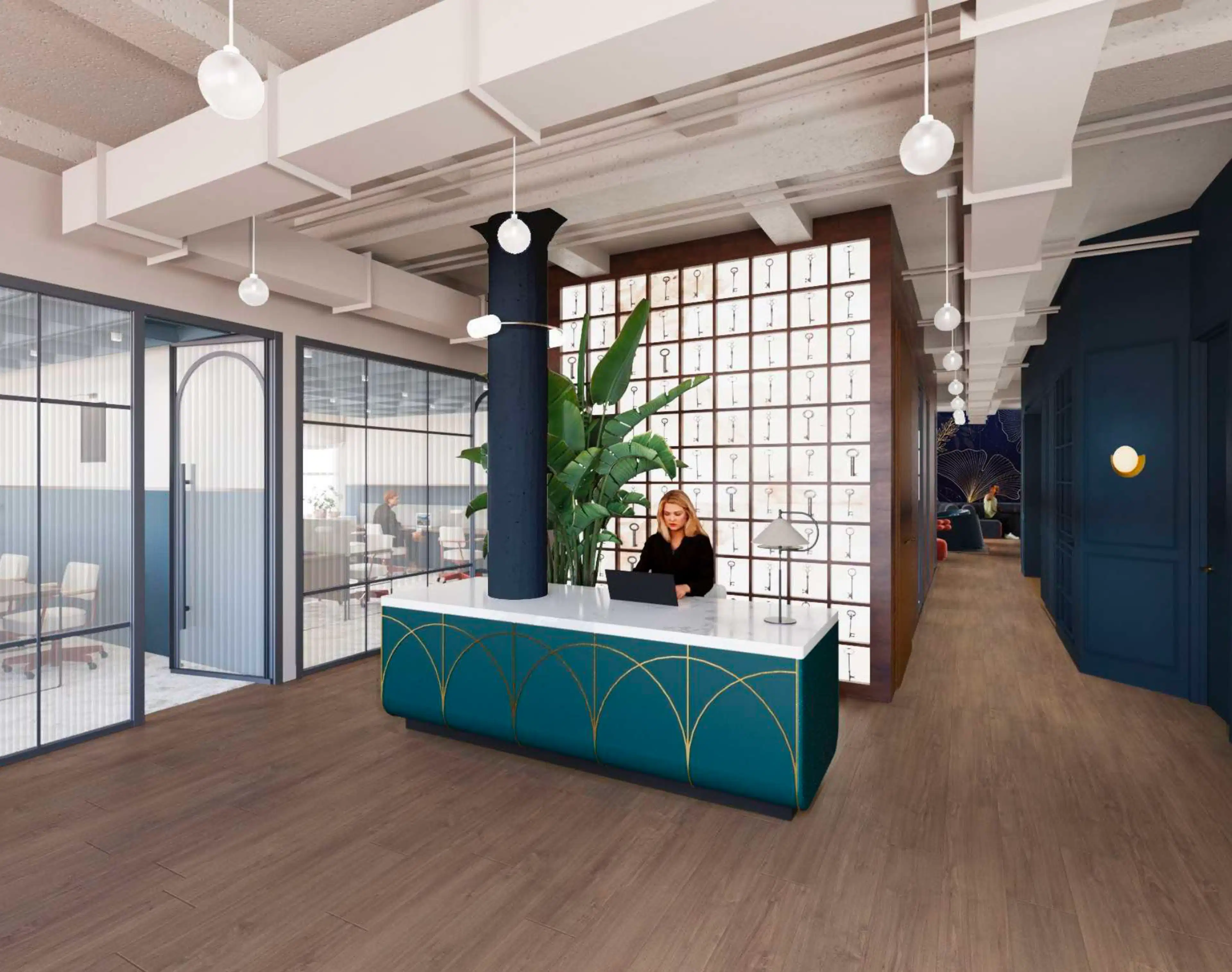 Shared desks and offices for creative teams