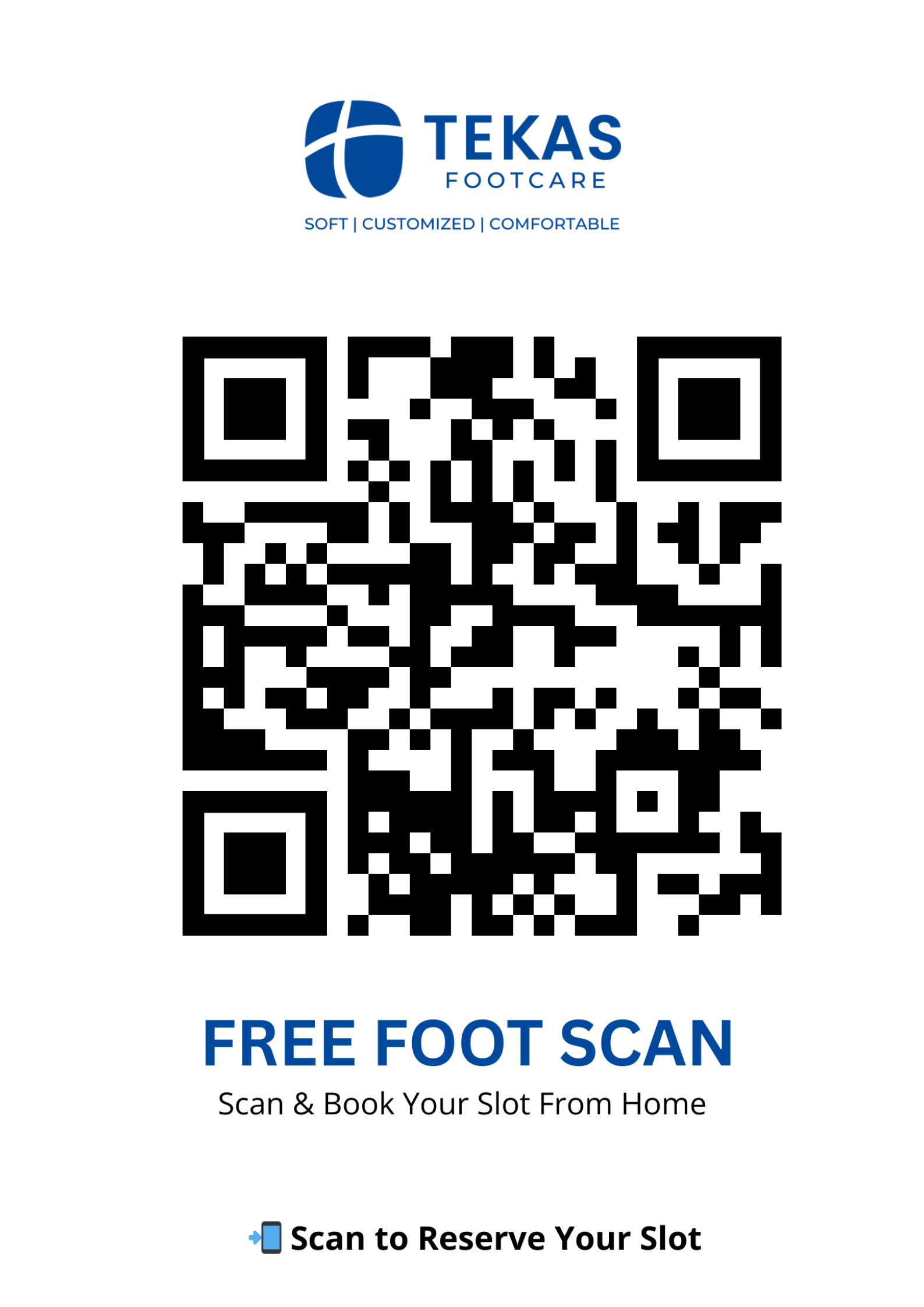 Tekas Foot Scan QR Code