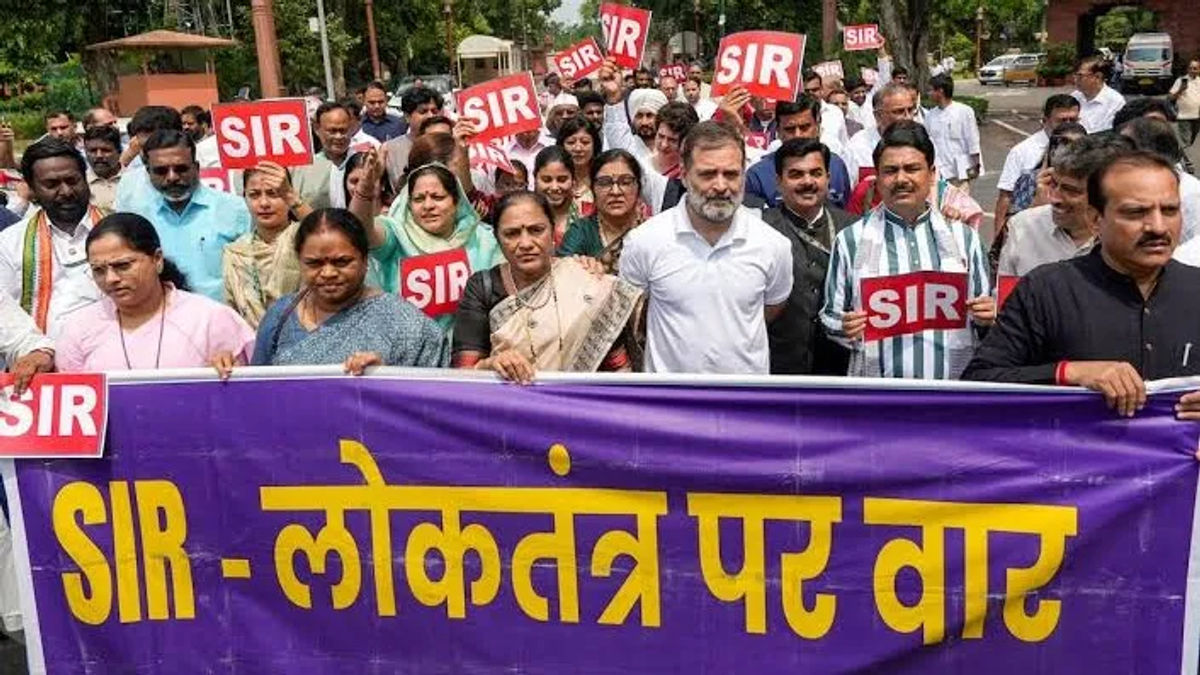 Congress Holds Nationwide Protests Over SIR, Raises Questions Over Election Commission Process