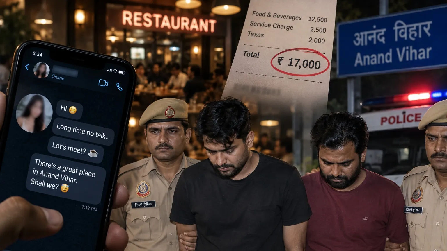 Youth Allegedly Trapped Through Social Media and Called to Restaurant, Forced to Pay Hefty Bill; Two Arrested