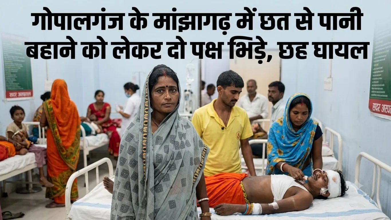 Six Injured as Two Sides Clash Over Water Falling From Roof in Gopalganj’s Manjhagarh