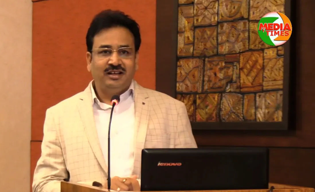 Chief Guest Manoj Patil MD of EVTRIC speech on the occasion of THE MEDIA TIMES Newspaper Launching