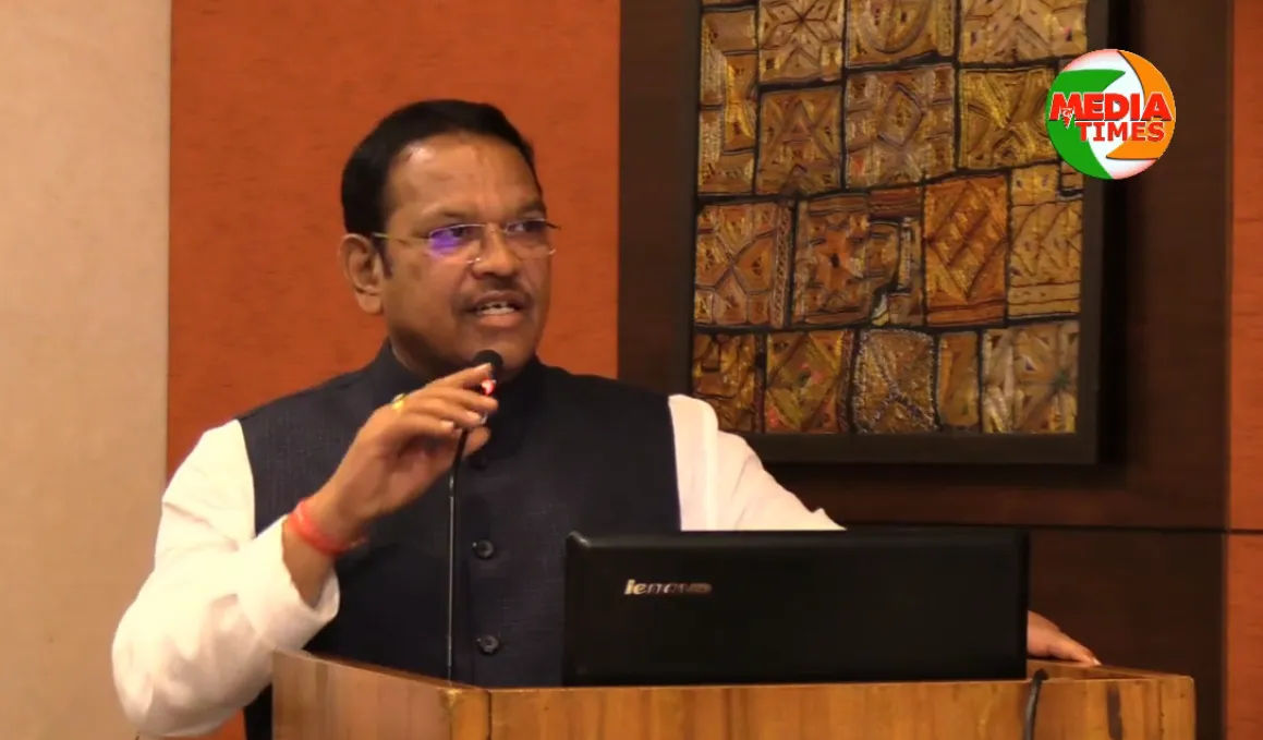 Srirang Barne, Member Of Parliament speech on the occasion of THE MEDIA TIMES Newspaper Launching