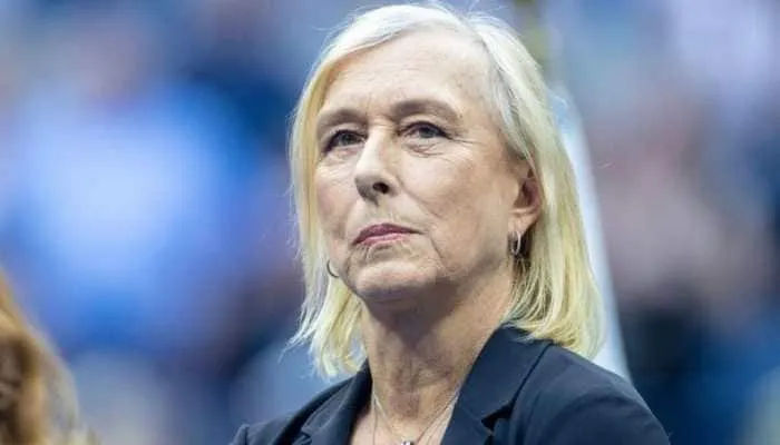 Martina Navratilova the greatest tennis star , suffering from breast and throat Cancer.
