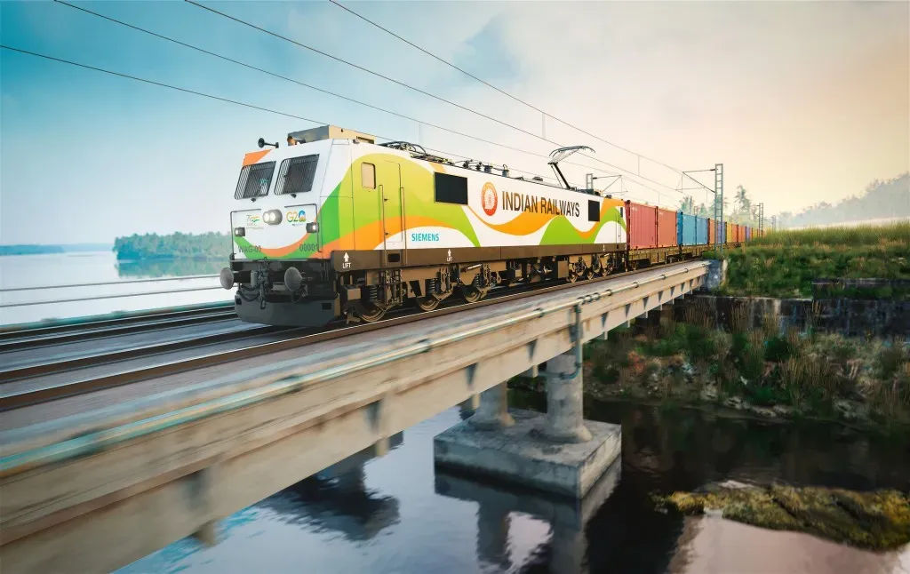 Siemens has signed a three billion Euro contract to supply and service freight trains in India.