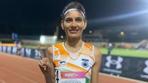 At Mumbai marathan 2023 Parul Chaudhary emerge the fastest among elit India women.