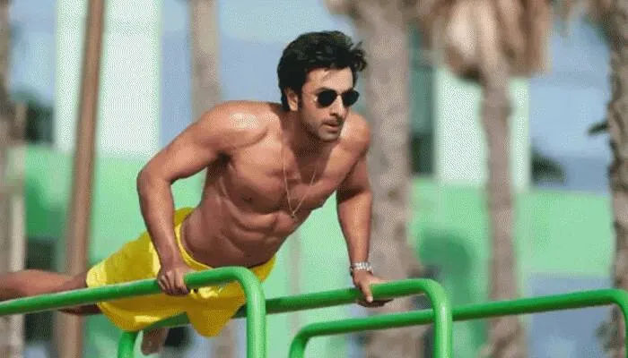Pyar Hota Kai bar hai song from “Tu jhuthi Main Makkar” Ranbir Kapoor shaking a leg in a club.