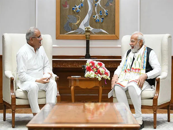 Chief minister of Chhattisgarh Bhupesh Baghel meet PM narendra modi and discussed many issues.