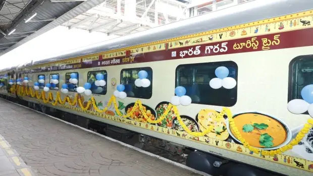 Bharat Gaurav tourist train will be operated by IRCTC for Ganga pushkarala Yatra.