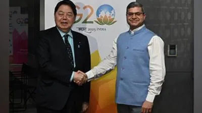 A warm welcome to FM of Japan to new Delhi for the quad foreign ministers meeting.