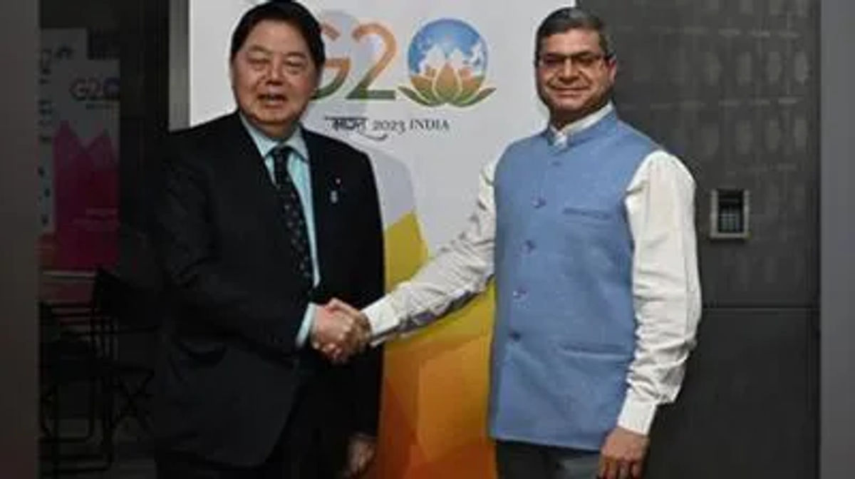 A warm welcome to FM of Japan to new Delhi for the quad foreign ministers meeting.