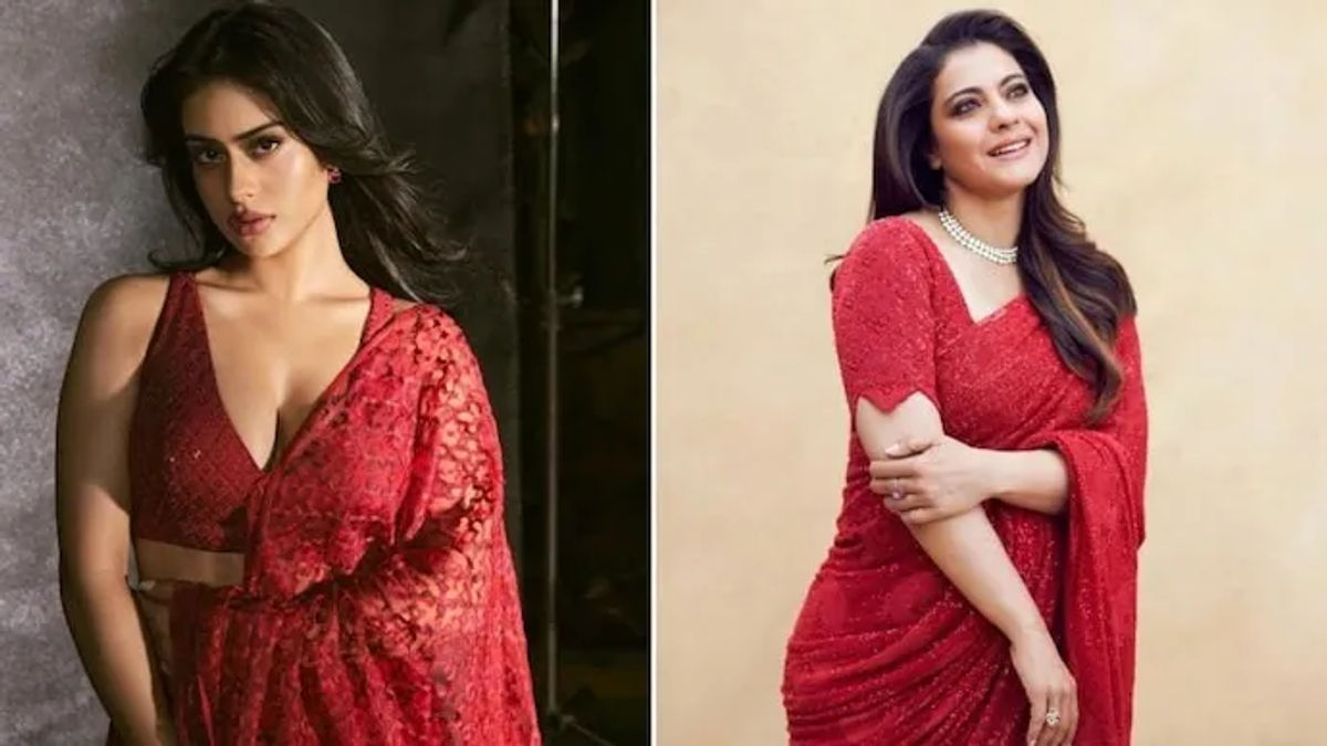 Nysa Devgan’s new pictures in red lehenga receives a thumbs -up from the internet.