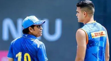 Sachin Tendulkar was in tears seeing son play in the IPL.