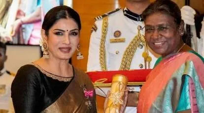 Raveena Tandon says trolls who believe she’s undeserving of Padma Shri honour ‘have their own agenda’.