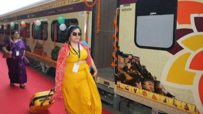 Eastern India’s first Bharat Gaurav tourist circuit train for Jyotirlinga Yatra embarked on its journey from Kolkata station on Saturday.