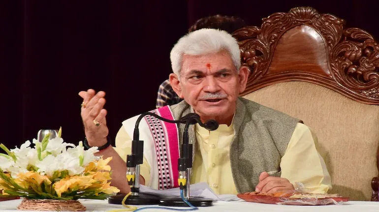 collective efforts will eliminate narco-terrorism unleashed by “the neighbouring country” in the Union Territory.Jammu and Kashmir Lt Governor Manoj Sinha