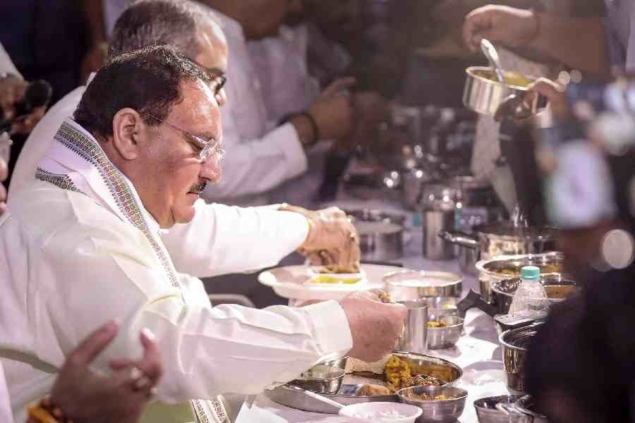 BJP National President JP Nadda on instructed party workers to remain grounded and find different ways to win the hearts of people.