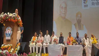 Defence Minister Rajnath Singh said that today the whole world is looking towards India as its position has strengthened manifold.