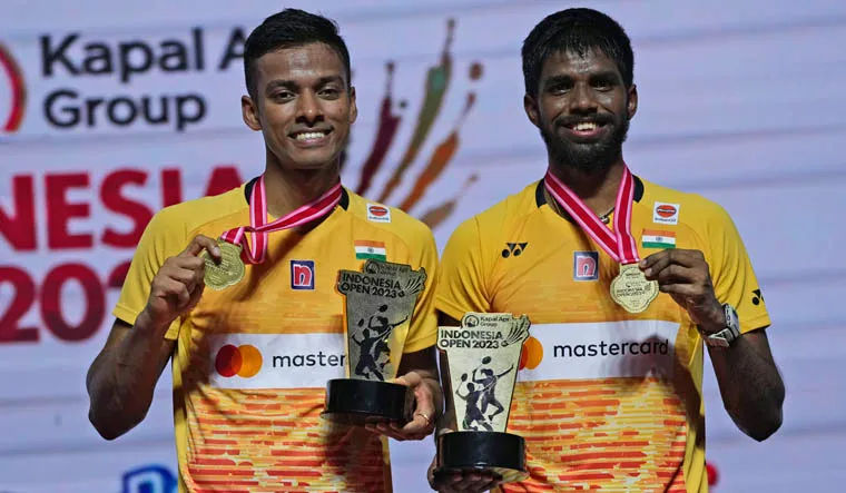 The world No 6 pair, who won a gold medal at the Birmingham Commonwealth Games thrashed Aaron Chia and Soh Wooi Yika of Malaysia in straight games 21-17, 21-18.