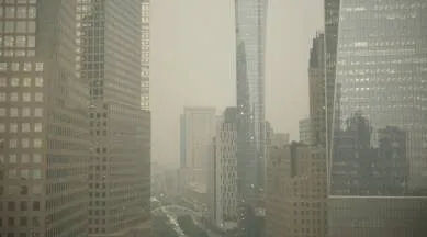 New York City recorded an unusually high level of air pollution on Tuesday night, overtaking New Delhi and Kolkata on the charts.