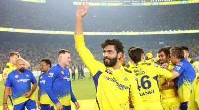 Ravindra Jadeja smacking 10 runs off the last two balls of the game to claim CSK’s fifth IPL title.