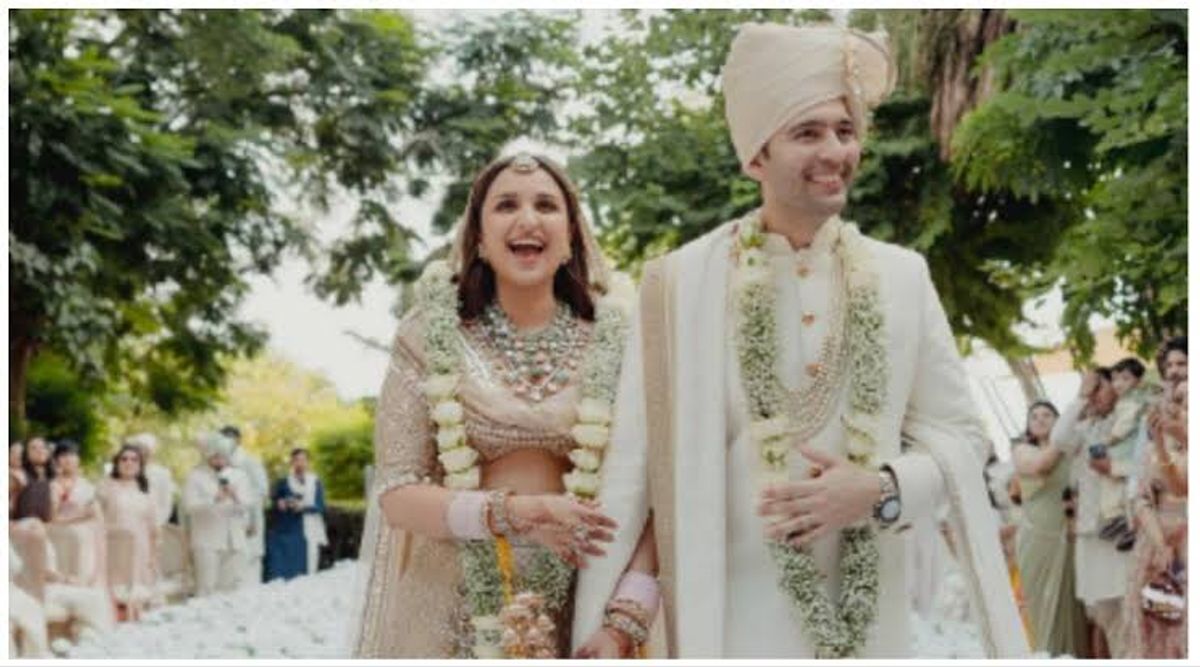 Parineeti Chopra-Raghav Chadha share first wedding photos