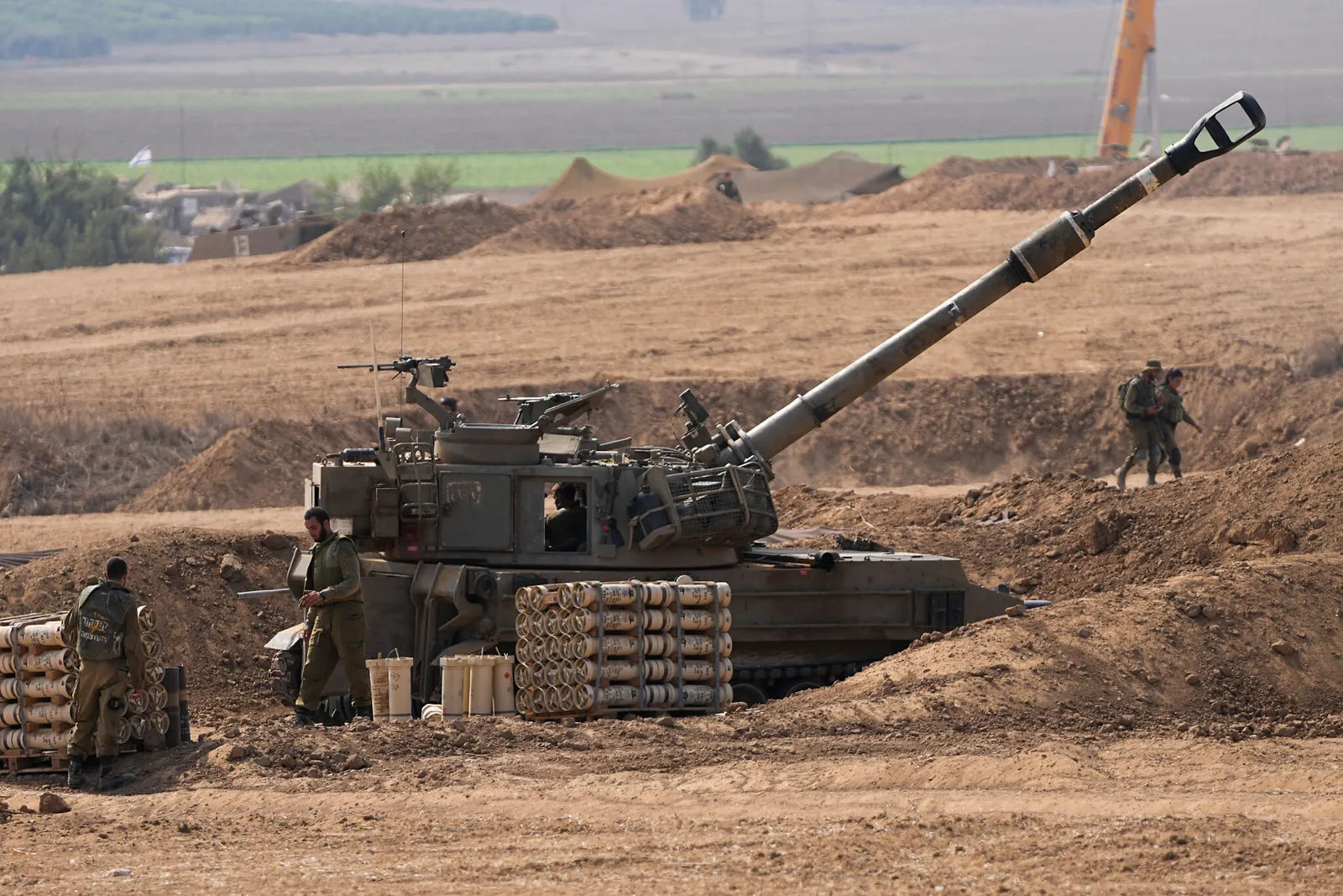 Israeli tanks have decimated North Gaza and are now practising firing in South Gaza